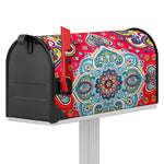 Floral Paisley Mandala Print Mailbox Cover