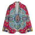 Floral Paisley Mandala Print Men's Blazer