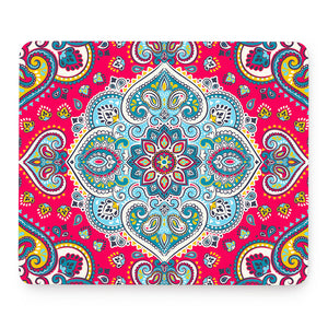 Floral Paisley Mandala Print Mouse Pad