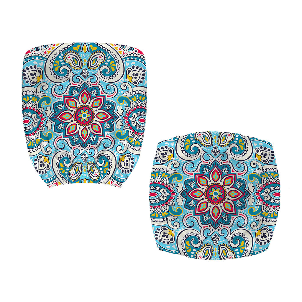 Floral Paisley Mandala Print Office Chair Cover