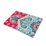 Floral Paisley Mandala Print Pet Cooling Mat Cover