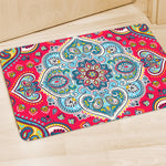Floral Paisley Mandala Print Polyester Doormat