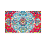 Floral Paisley Mandala Print Polyester Flag