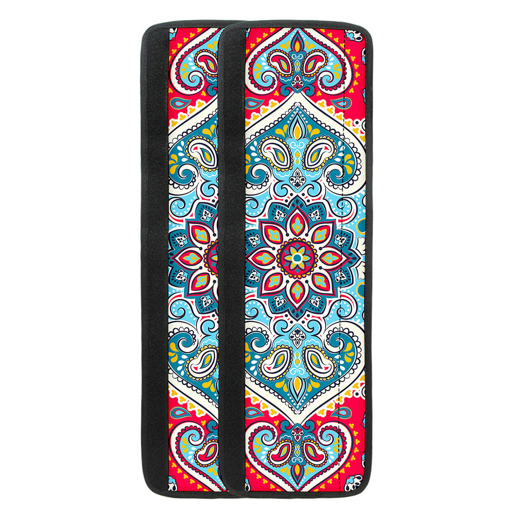 Floral Paisley Mandala Print Refrigerator Handle Covers