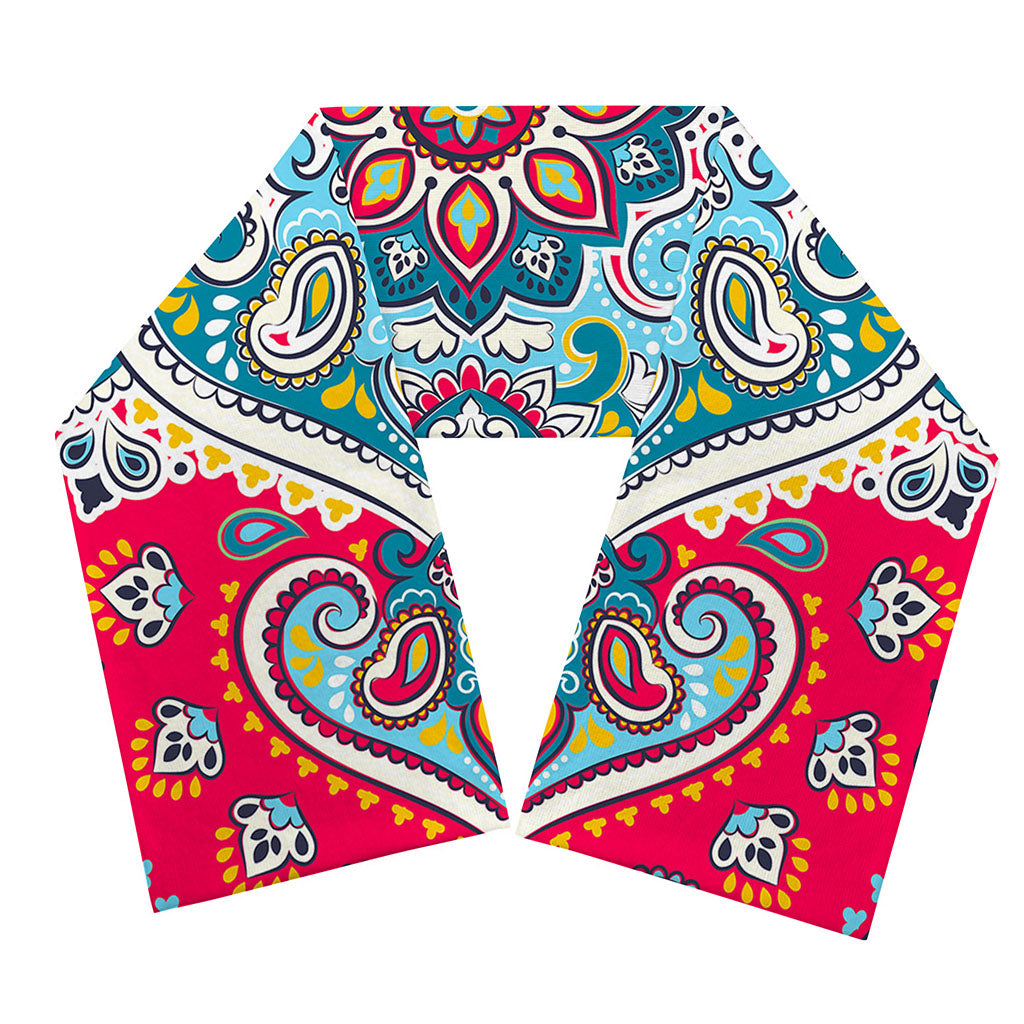 Floral Paisley Mandala Print Scarf