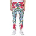 Floral Paisley Mandala Print Joggers