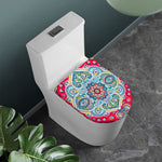 Floral Paisley Mandala Print Toilet Lid Cover