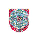 Floral Paisley Mandala Print Toilet Lid Cover