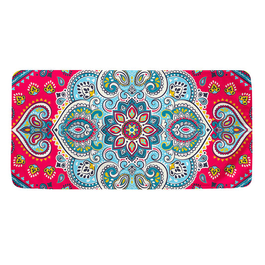 Floral Paisley Mandala Print Towel