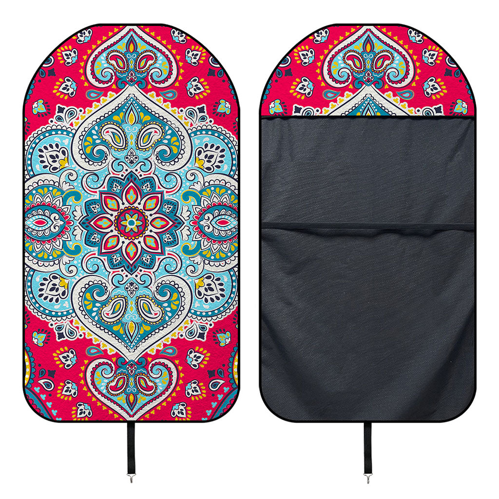 Floral Paisley Mandala Print Waterproof Car Seat Cover