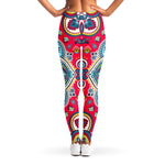 Floral Paisley Mandala Print Women's Leggings