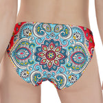 Floral Paisley Mandala Print Women's Panties