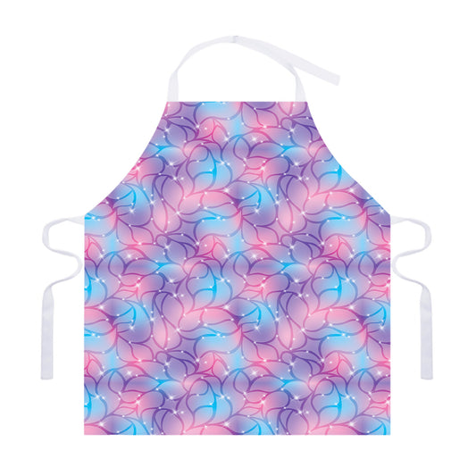 Floral Sparkle Print Adjustable Apron