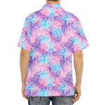 Floral Sparkle Print Aloha Shirt