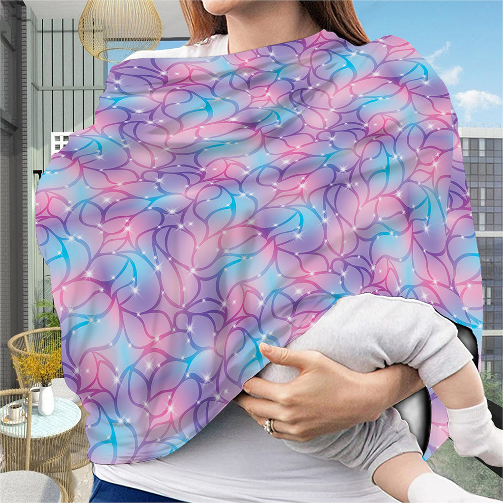 Floral Sparkle Print Baby Seat Cover