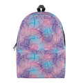 Floral Sparkle Print School Backpack