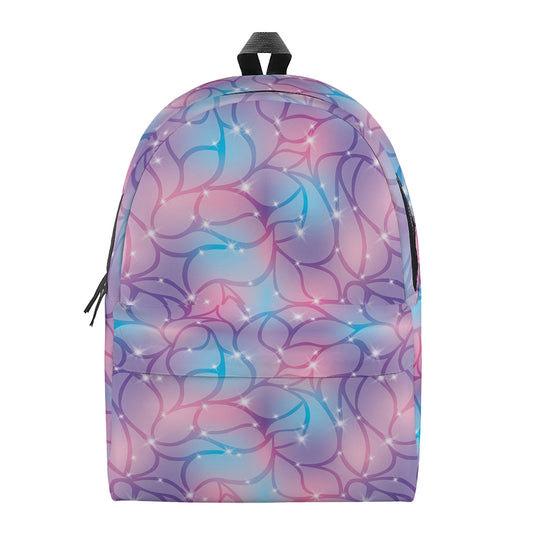Floral Sparkle Print Backpack