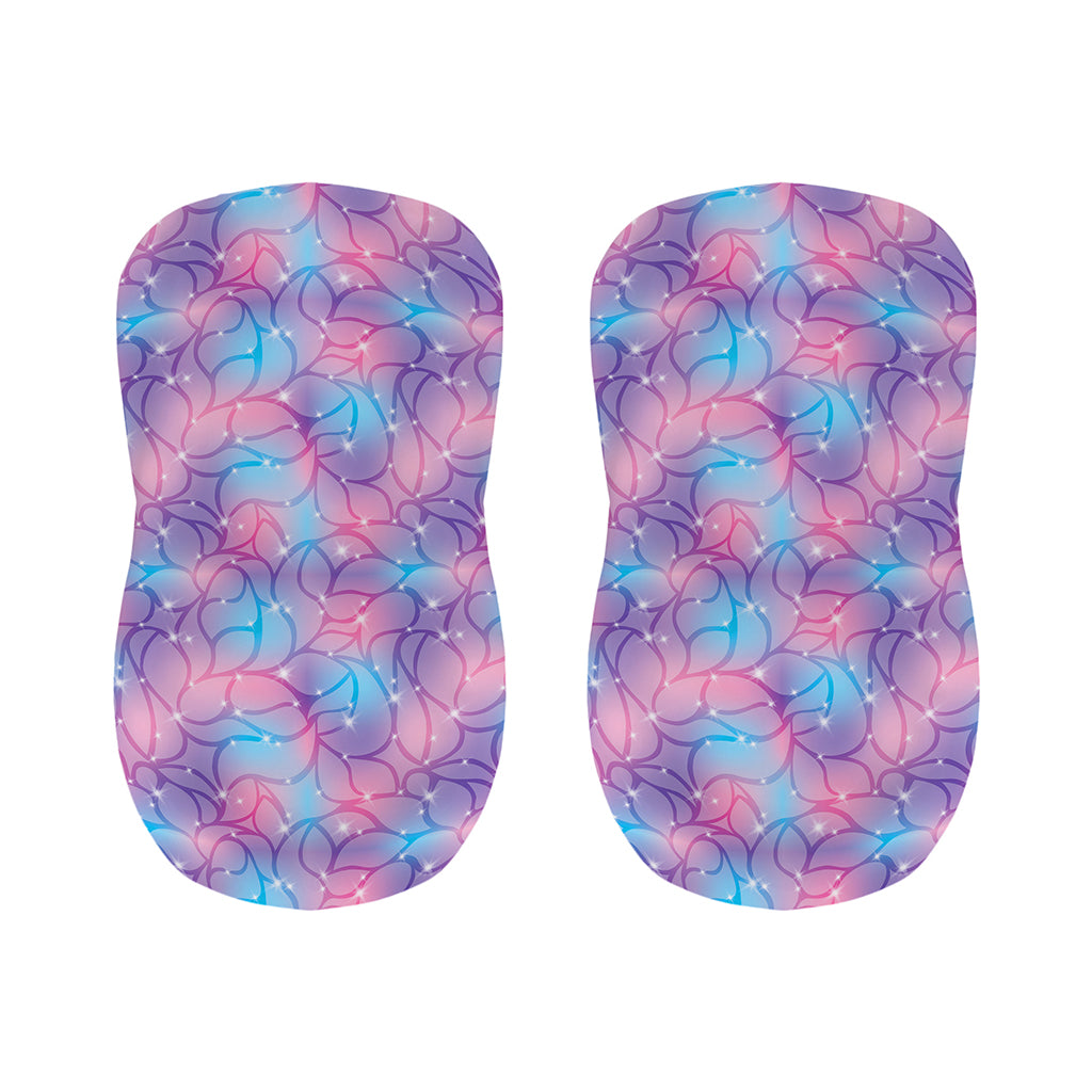 Floral Sparkle Print Bar Stool Covers
