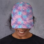 Floral Sparkle Print Baseball Cap