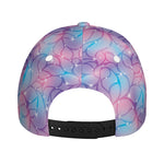 Floral Sparkle Print Baseball Cap