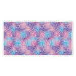 Floral Sparkle Print Beach Towel