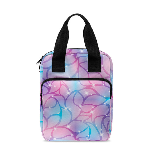 Floral Sparkle Print Bible Tote Bag