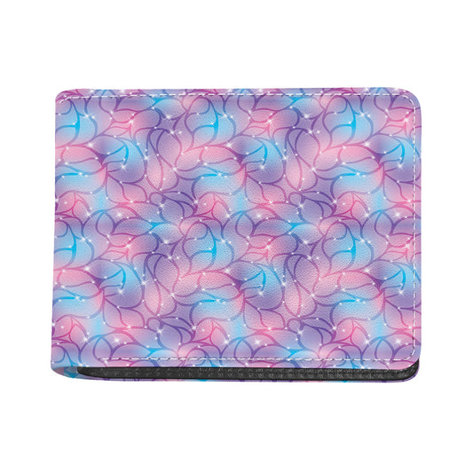 Floral Sparkle Print Bifold Wallet
