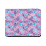 Floral Sparkle Print Bifold Wallet