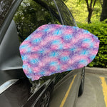 Floral Sparkle Print Car Side Mirror Covers