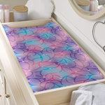 Floral Sparkle Print Changing Pad Cover