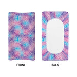 Floral Sparkle Print Changing Pad Cover