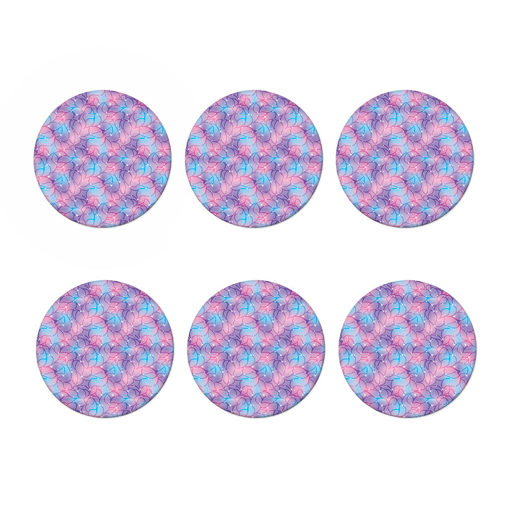 Floral Sparkle Print Coaster Set