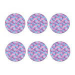 Floral Sparkle Print Coaster Set