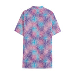 Floral Sparkle Print Cotton Hawaiian Shirt