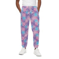 Floral Sparkle Print Cotton Sweatpants