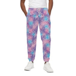 Floral Sparkle Print Cotton Pants