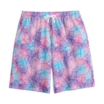 Floral Sparkle Print Cotton Shorts