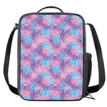 Floral Sparkle Print Crossbody Lunch Bag