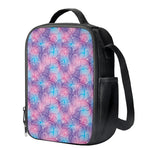 Floral Sparkle Print Crossbody Lunch Bag