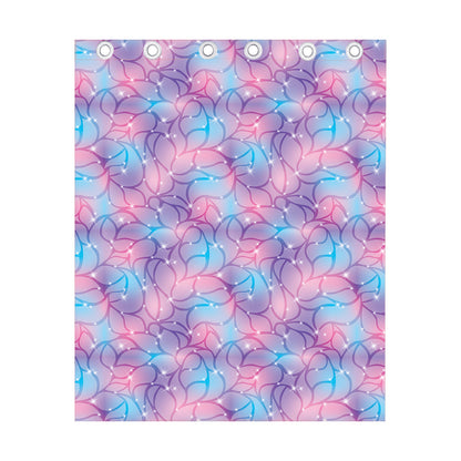 Floral Sparkle Print Curtain