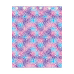 Floral Sparkle Print Curtain