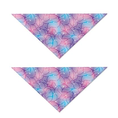 Floral Sparkle Print Dog Bandana
