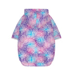 Floral Sparkle Print Dog Zip Up Hoodie