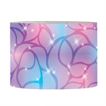 Floral Sparkle Print Drum Lamp Shade