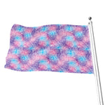 Floral Sparkle Print Flag