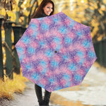 Floral Sparkle Print Foldable Umbrella