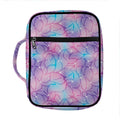 Floral Sparkle Print Front Pocket Bible Bag