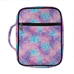 Floral Sparkle Print Front Pocket Bible Bag