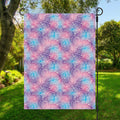 Floral Sparkle Print Garden Flag
