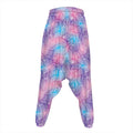 Floral Sparkle Print Hammer Pants